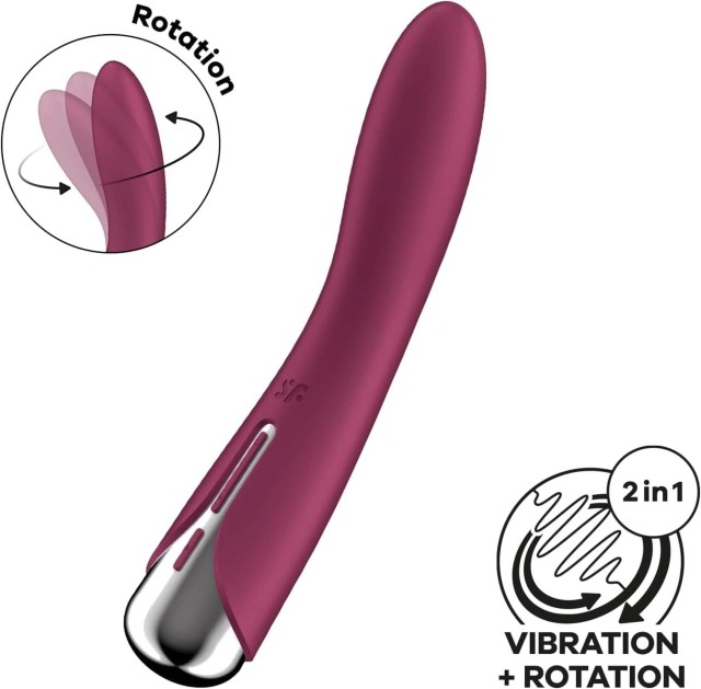 Wibrator do punktu G Spinning Vibe 1 Red Satisfyer | 100% ORYGINAŁ| DYSKRETNA PRZESYŁKA